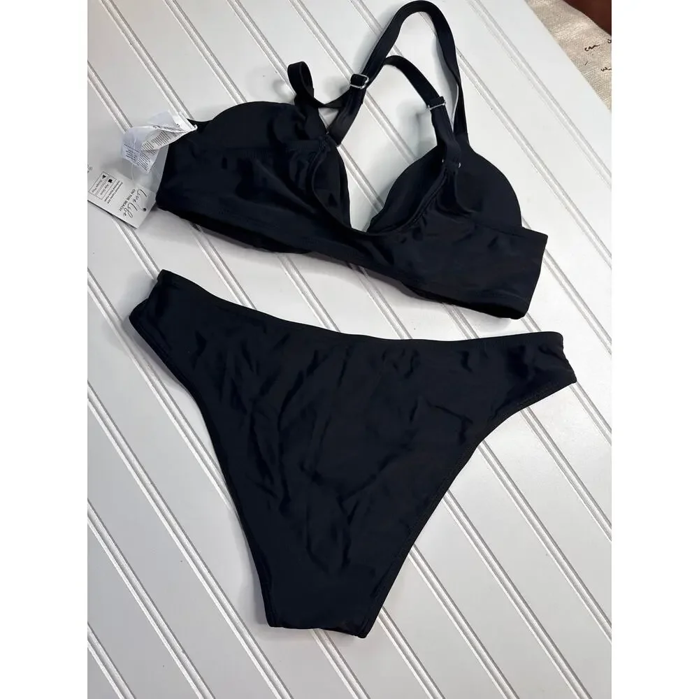 NWT Cupshe Lot of 4 Two Piece Swimsuit 2-PC Bathing Suit Beach Summer Swim Sz M